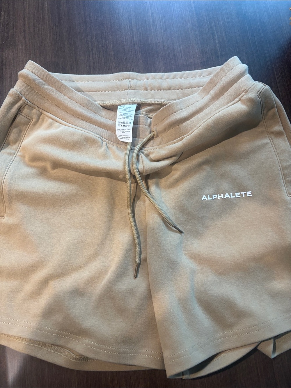 Alphalete Women’s Tan Athletic Shorts